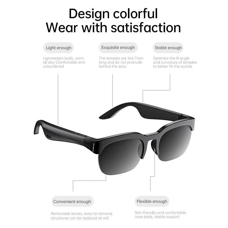 Wireless Bluetooth Glasses With AI Intelligent